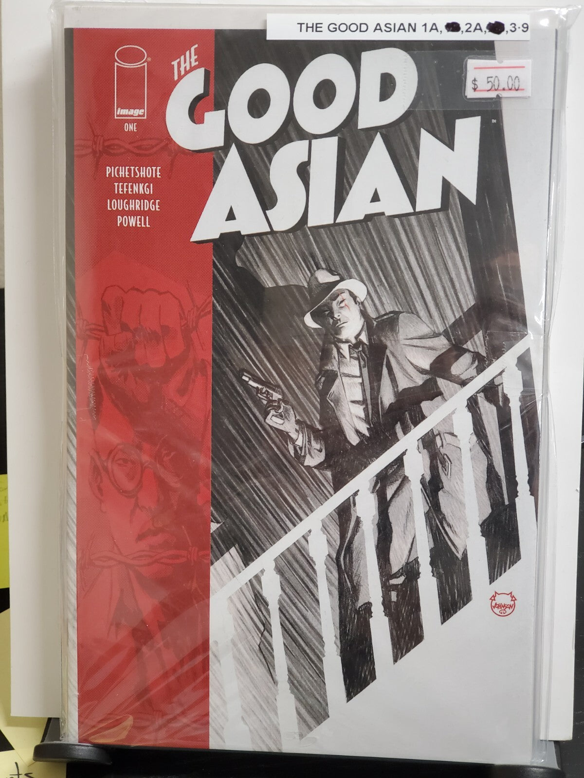 The Good Asian #1-9 run Image Comics PICHETSHOTE TEFENKGI