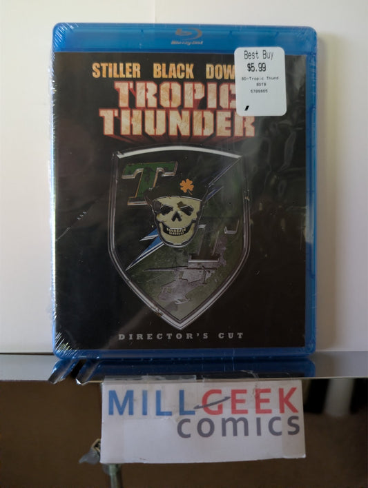 Tropic Thunder, Ben Stiller and Jack Black (Blu-ray) Brand New Sealed -JD