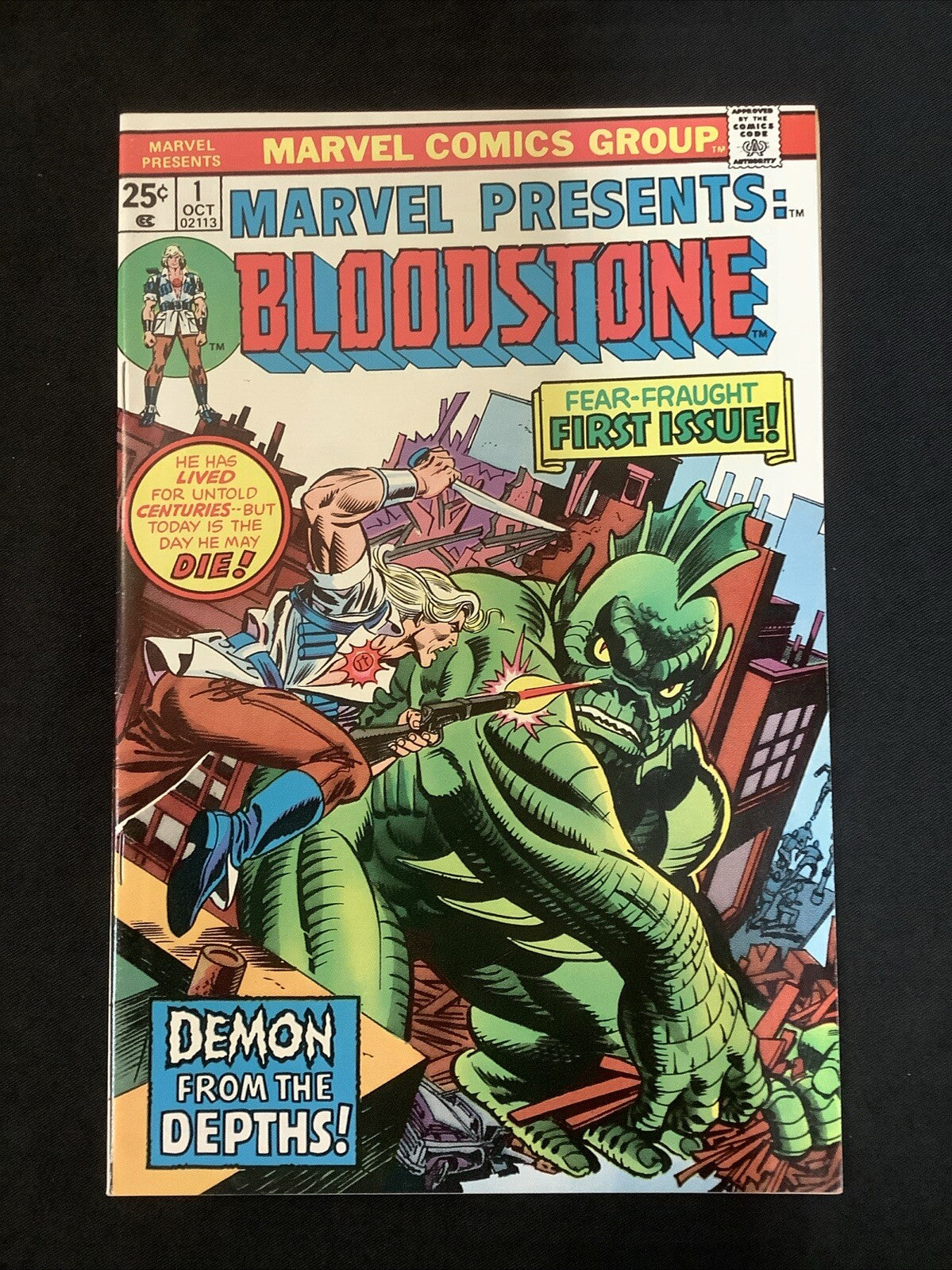 Marvel Presents #1 (1975) VF/NM (9.0) 1st App Ulysses Bloodstone, Pat Boyette