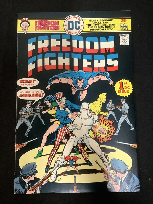 Freedom Fighters #1 (DC Comics March-April 1976) VF/NM (9.0) Gerry Conway
