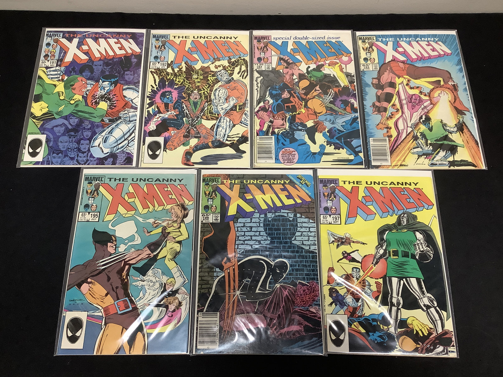 Uncanny X-Men #191-197 1st App Nimrod, Kitty Pryde Controversial Issue