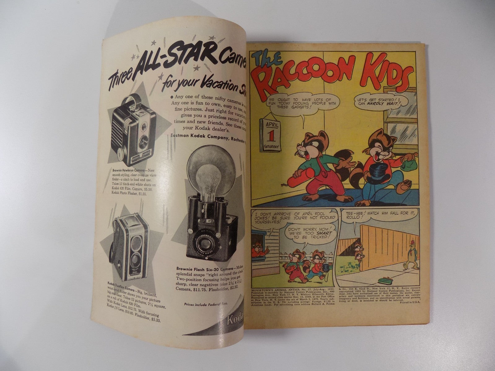 Animal Antics #27 DC Comic July-August 1950 Very Fine