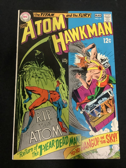 The Atom & Hawkman #41 (DC Comics February-March 1969) VF- (7.5) Gardner Fox