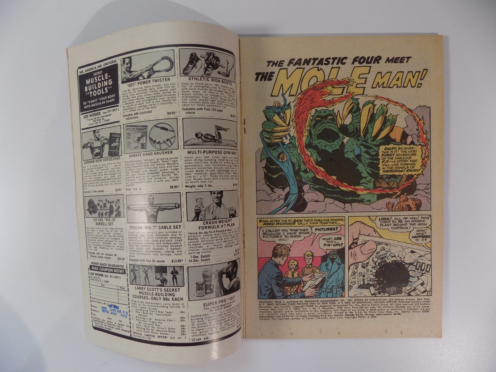 Fantastic Four King-Sized Special! #7 Marvel Comic November 1969 Very Fine-