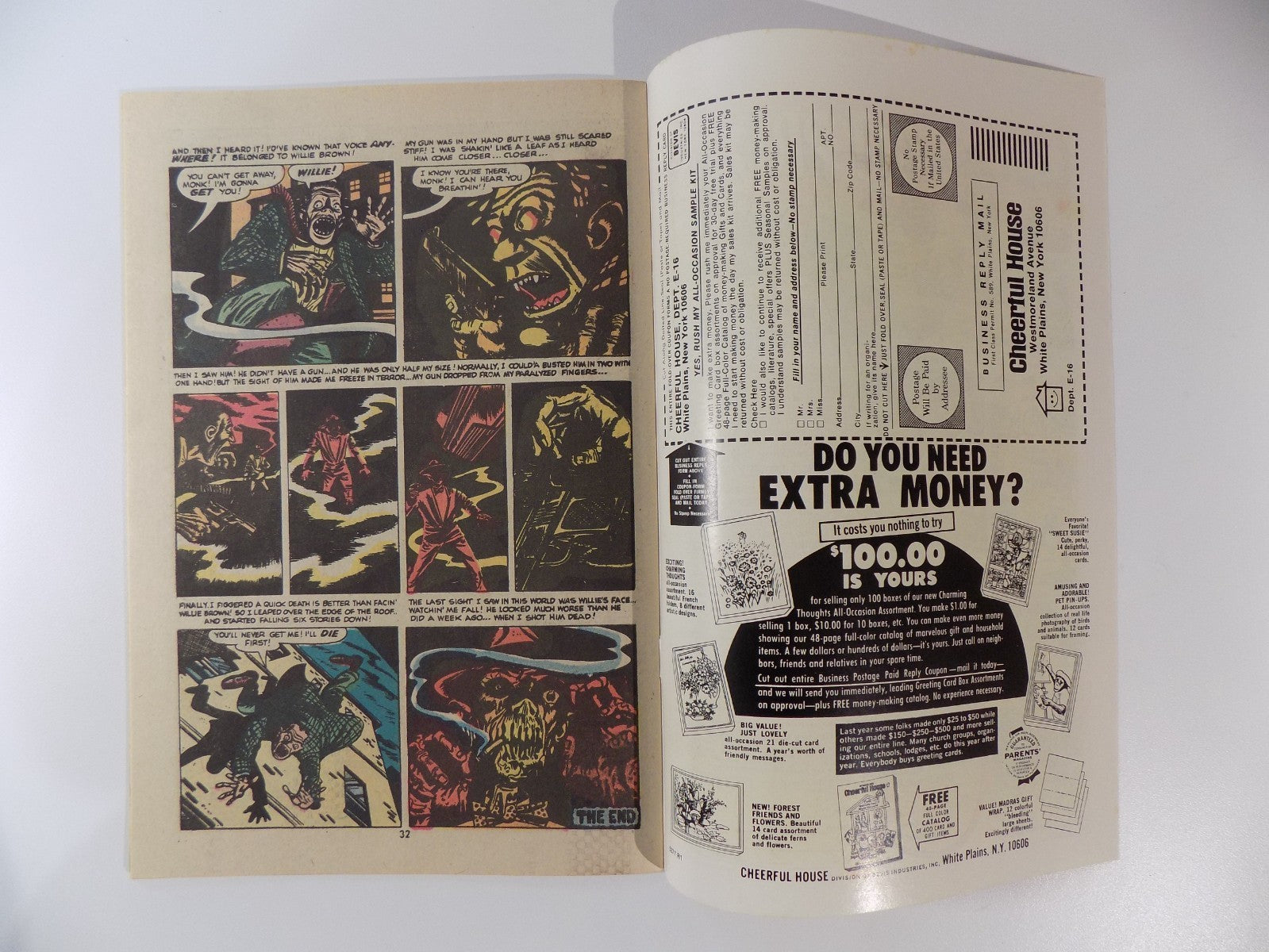 Adventure Into Fear #22 Marvel Comic June 1974 Very Fine+