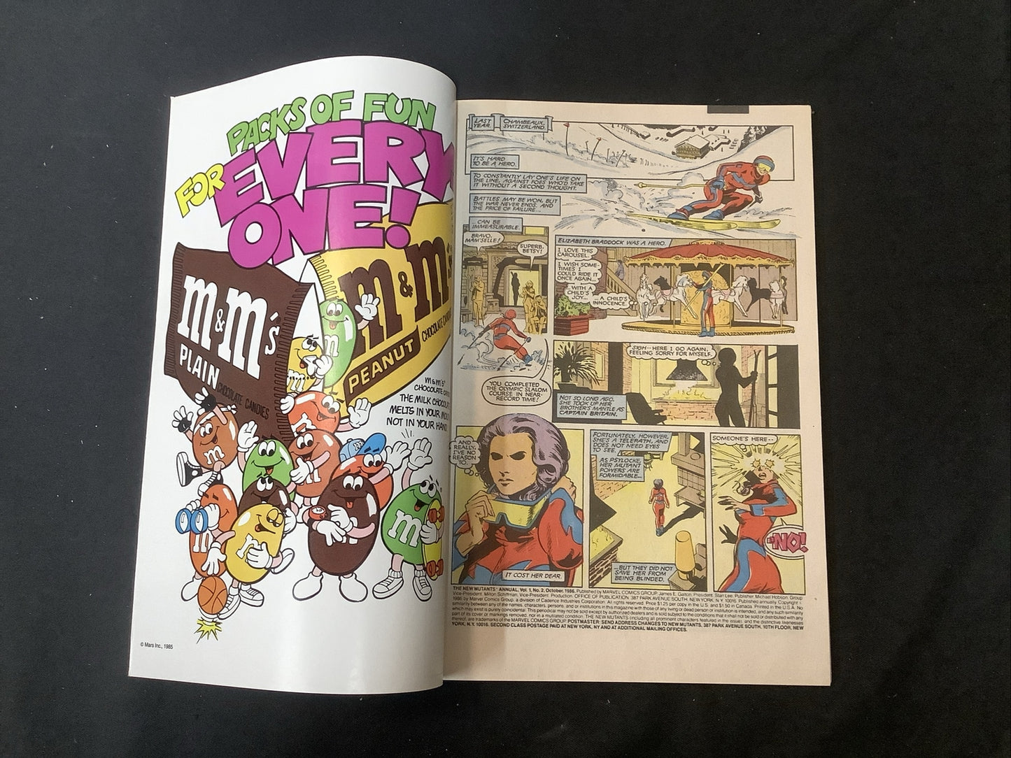 NEW MUTANTS ANNUAL #2 (1986) VF+ (8.5) 1st App Betsy As Psylocke, Newsstand