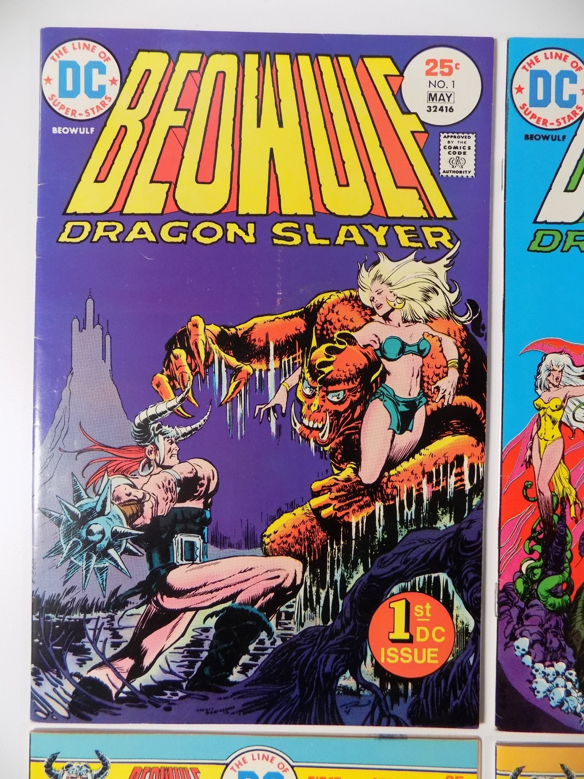 Beowulf Dragon Slayer #1-6 DC Comics May 1975-March 1976 VF or Better