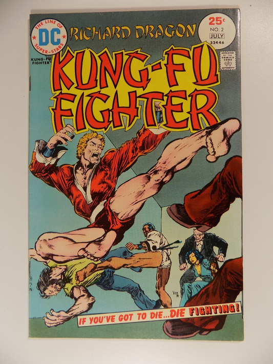 Kung-Fu Fighter #2-4 Richard Dragon DC Comic July-November 1975 All Very Fine+