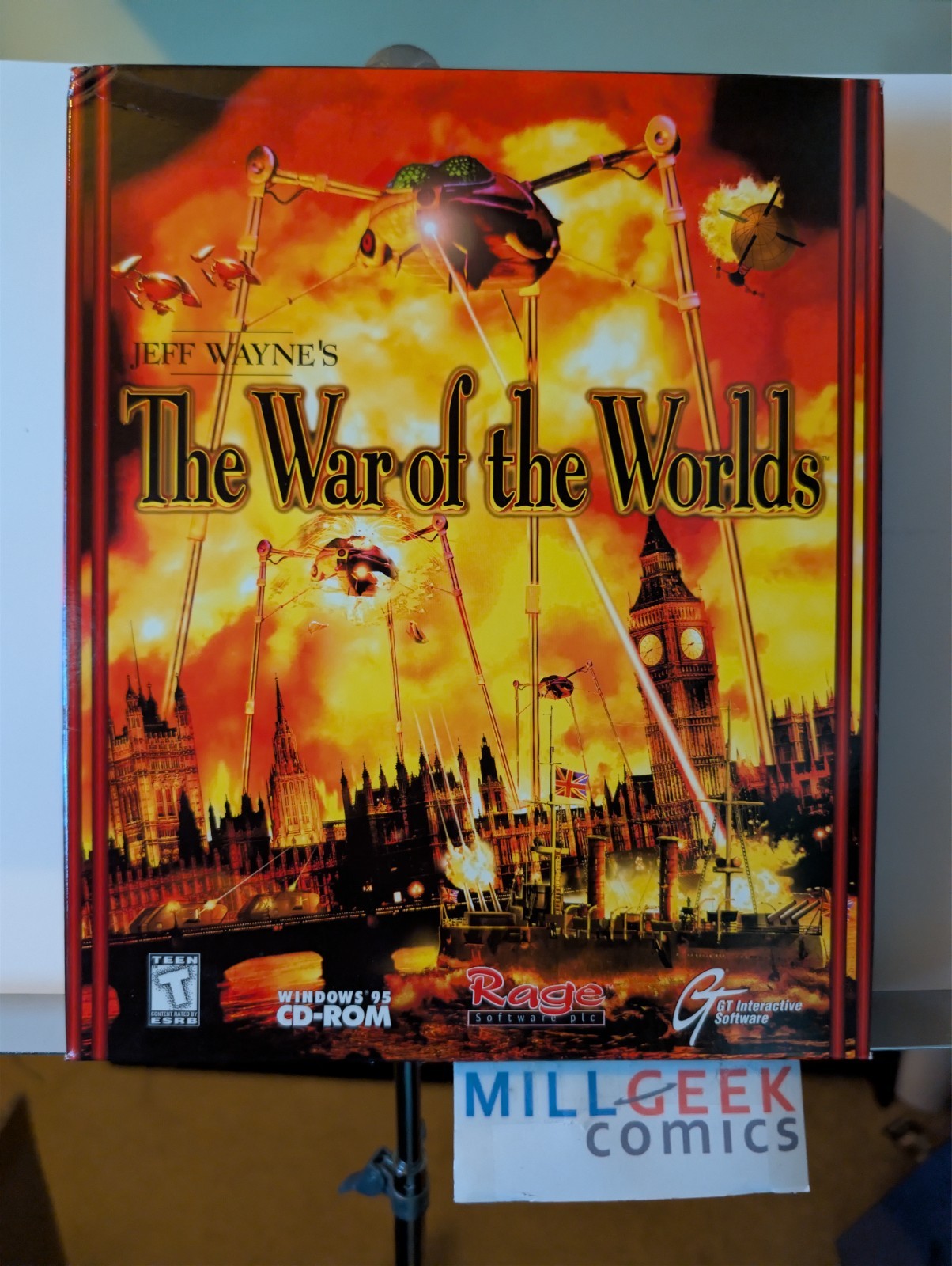 Jeff Wayne's The War of the Worlds, Big Box Complete, Disc is NEW PC CD-ROM -JD
