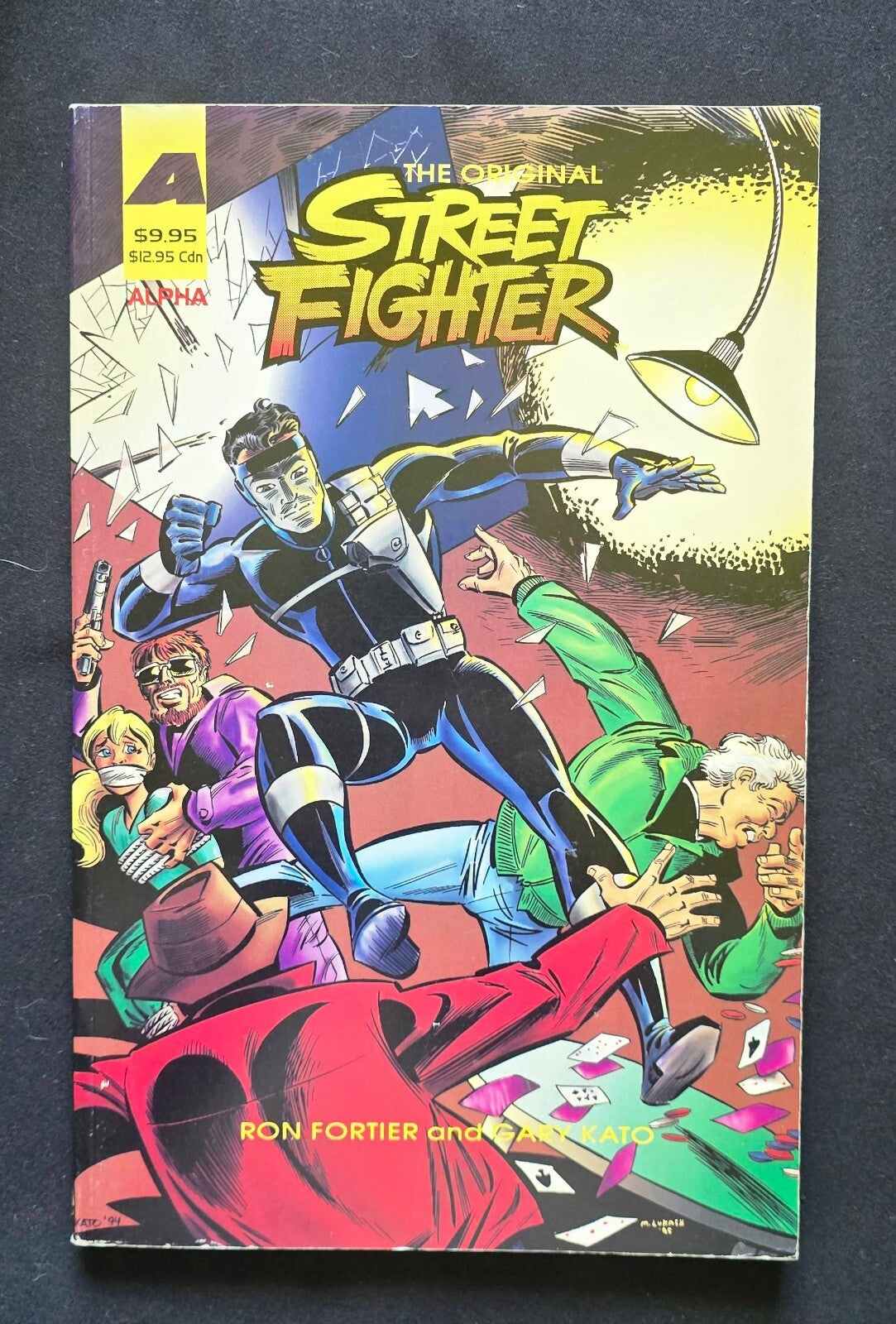 The Original Street Fighter By Ron Fortier and Gary Kato (ALPHA 1st Print, 1995)