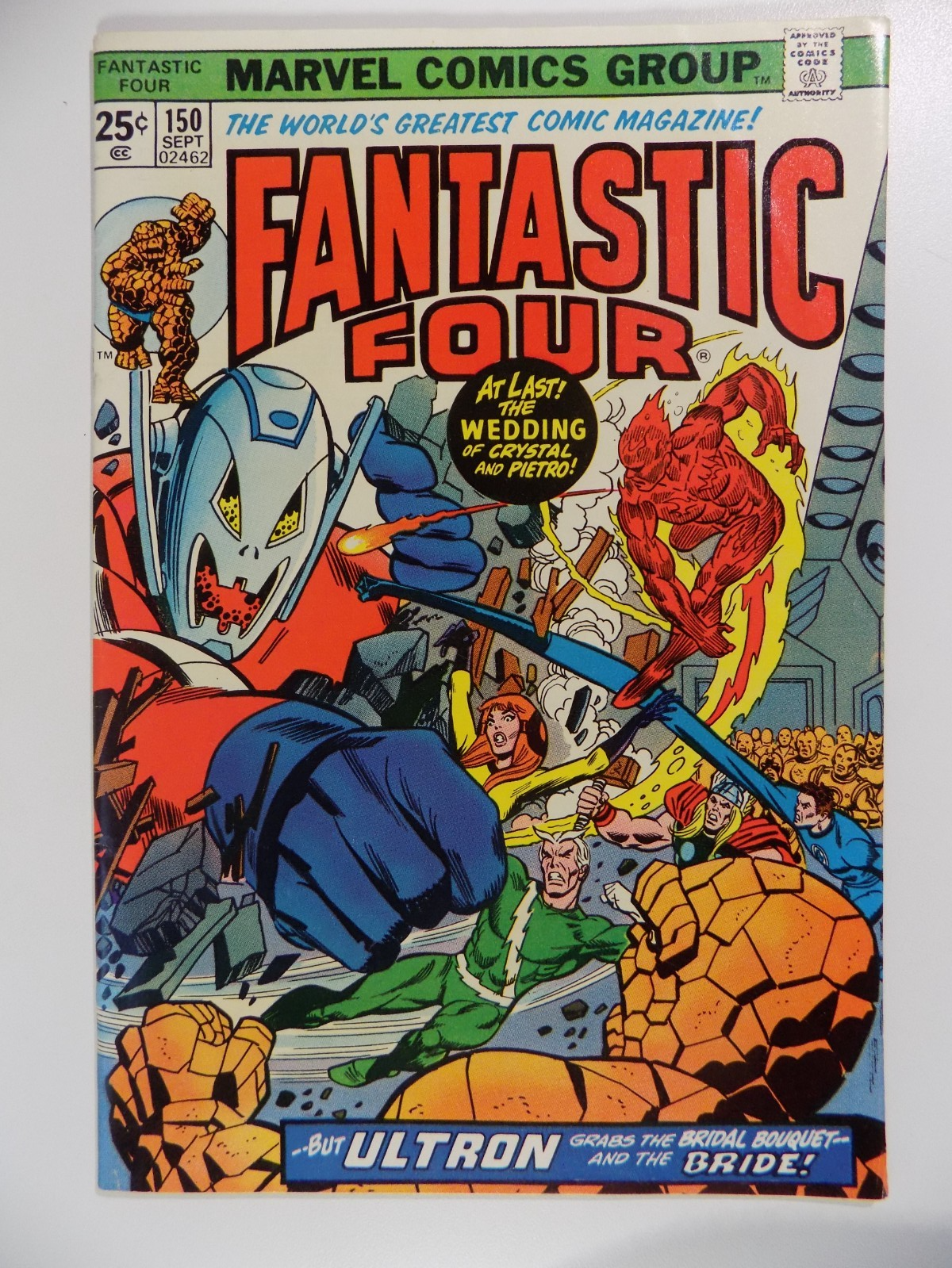 Fantastic Four #150 Marvel Comic September 1974 Very Fine-