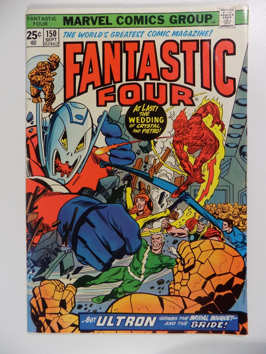 Fantastic Four #150 Marvel Comic September 1974 Very Fine-