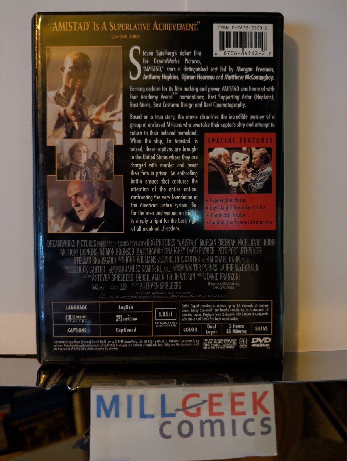 Amistad / Master and Commander, 2 Academy Award Winning Movies (DVD) -JD