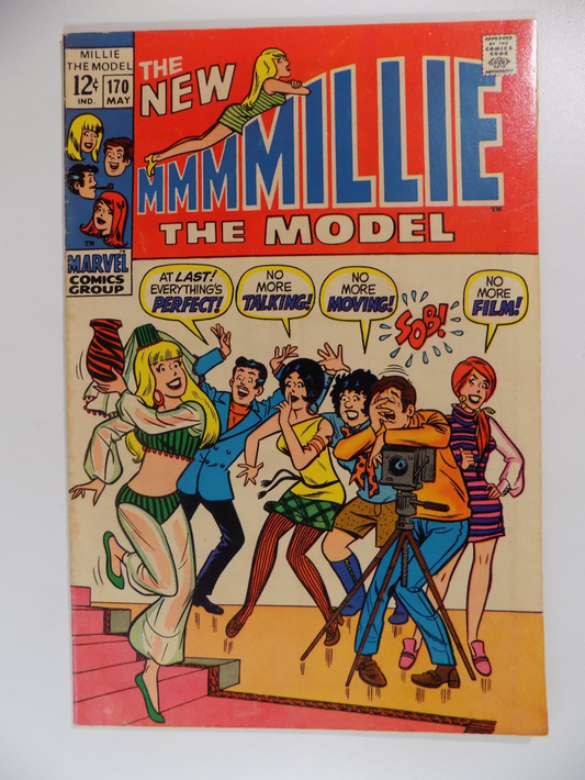 Millie The Model #170 Marvel Comic May 1969 Very Fine-