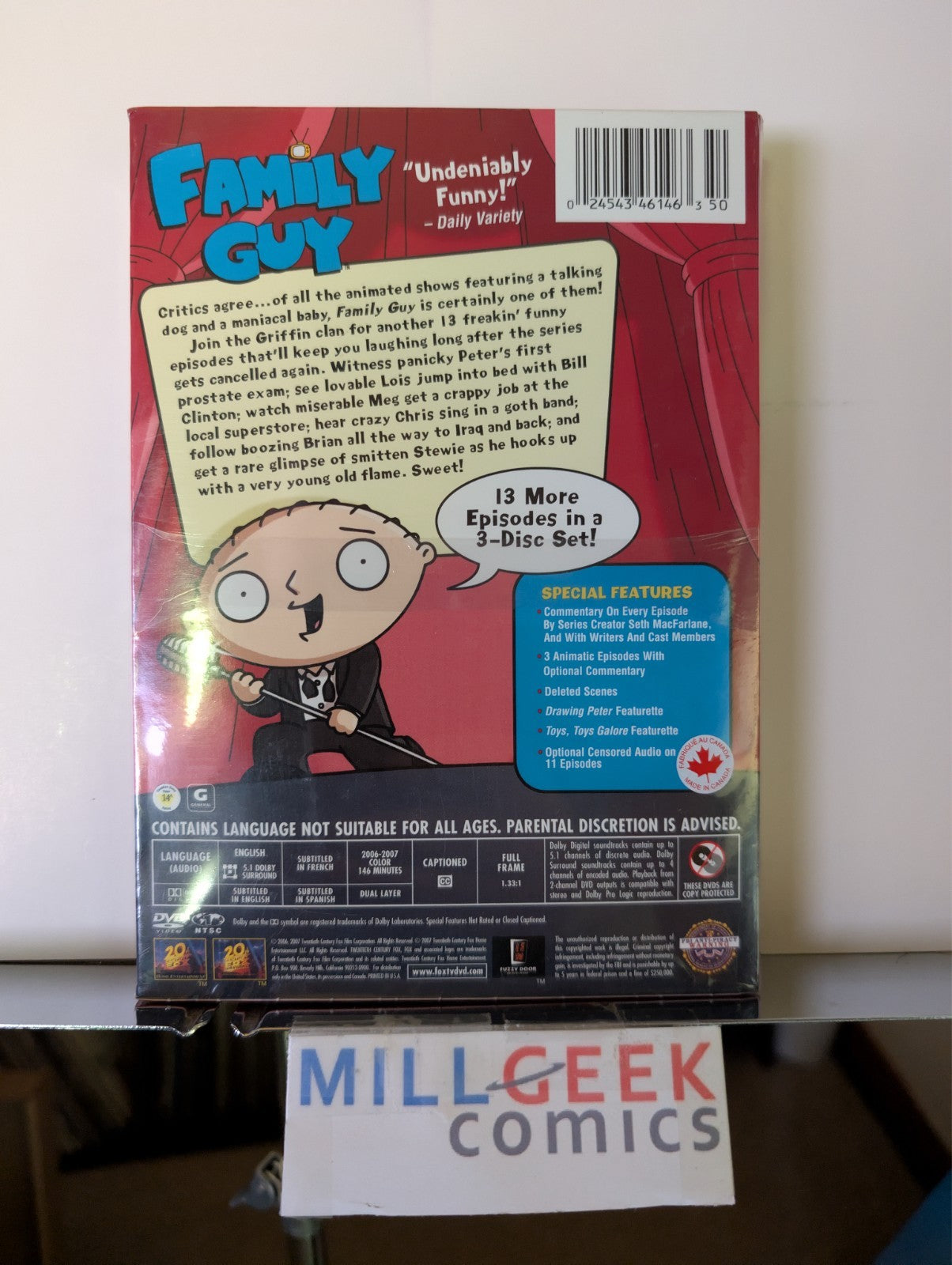 Family Guy Volume Four (New) Volume Five (New) Volume Six (Like New) (DVD) -JD