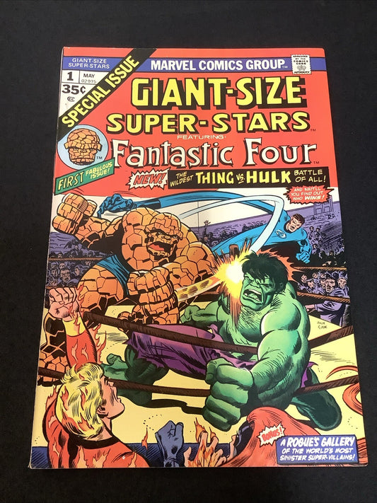 Giant-Size Super-Stars #1 (May 1974) VF- (7.5) Rusty Staples, 3/8” Spine Split