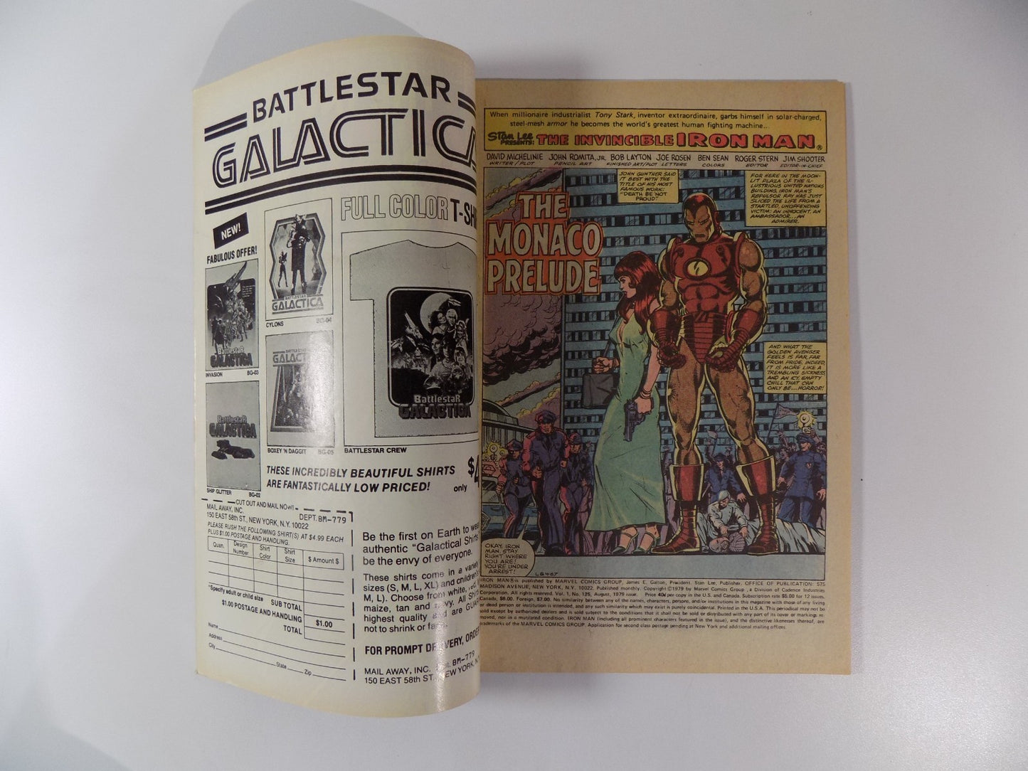Iron Man #125 Marvel Comic August 1979 Very Fine-
