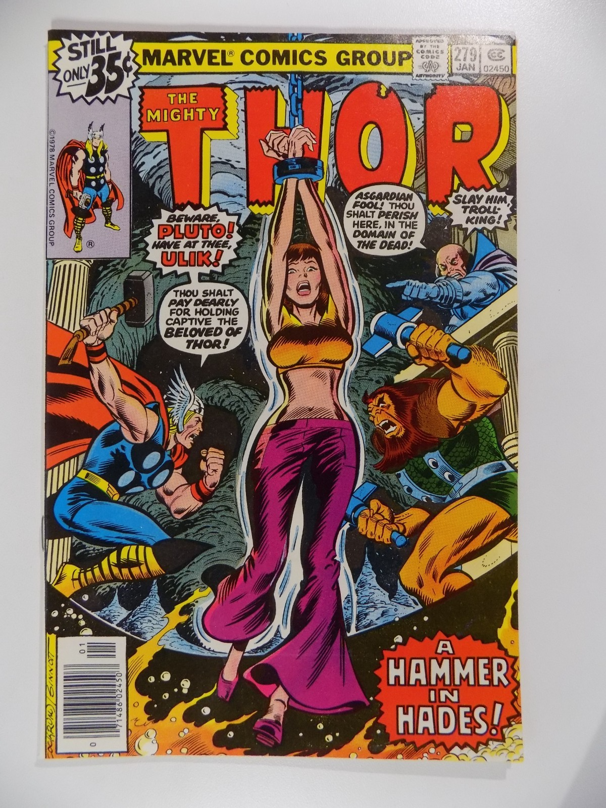 Thor #279 Marvel Comic January 1979 Near Mint-