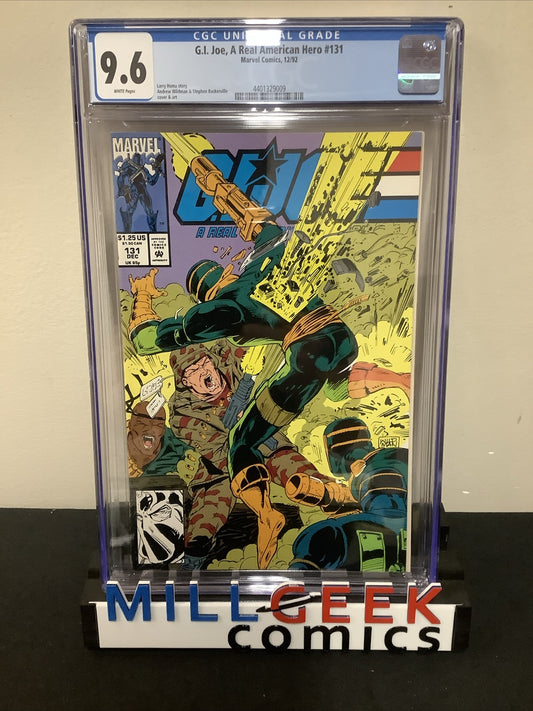 G.I. Joe, A Real American Hero #131, CGC Graded 9.6, White Pages, Larry Hama