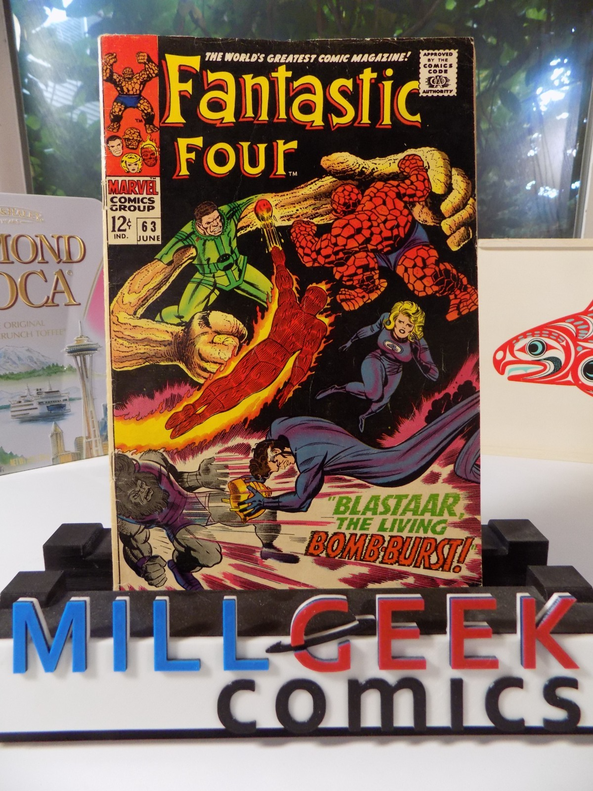 Fantastic Four #63 Marvel Comic June 1967 Fine