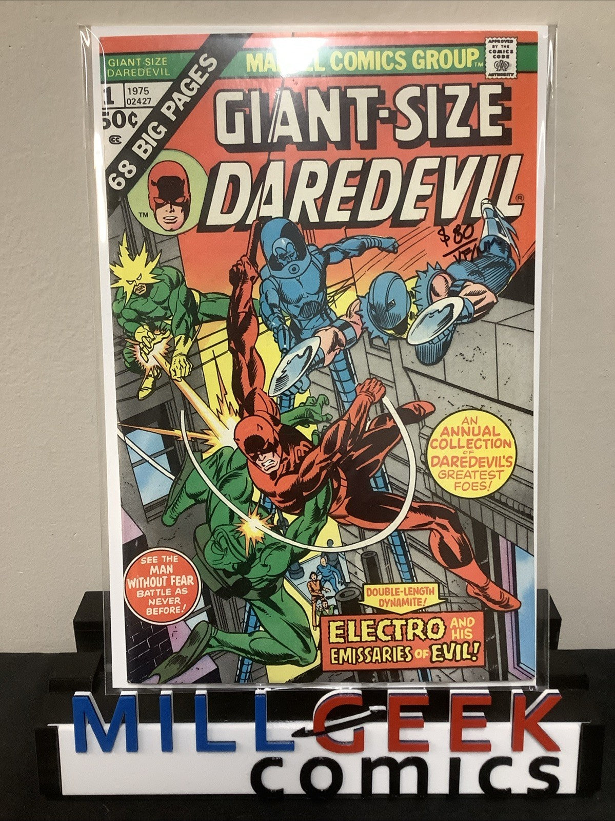 Giant-Size Daredevil #1 (Marvel Comics 1975) VF/NM (9.0) Stan Lee, 68 Big Pages