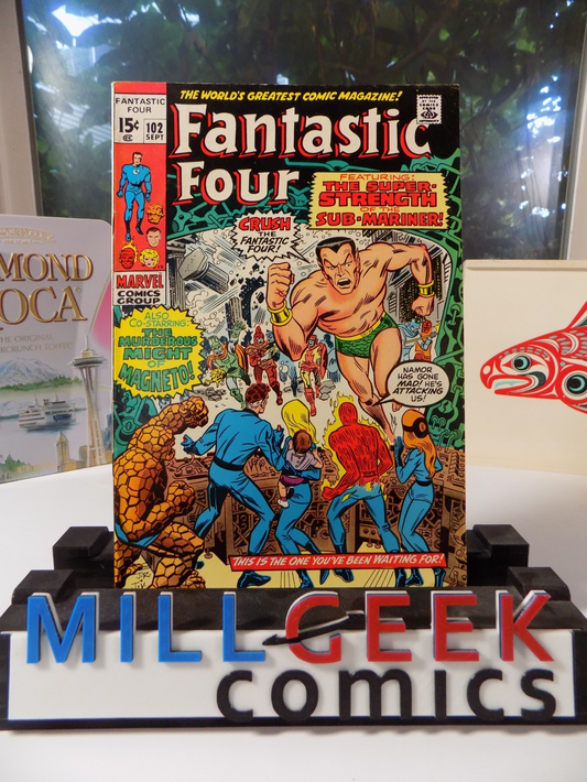 Fantastic Four #102 Marvel Comic September 1970 Very Fine