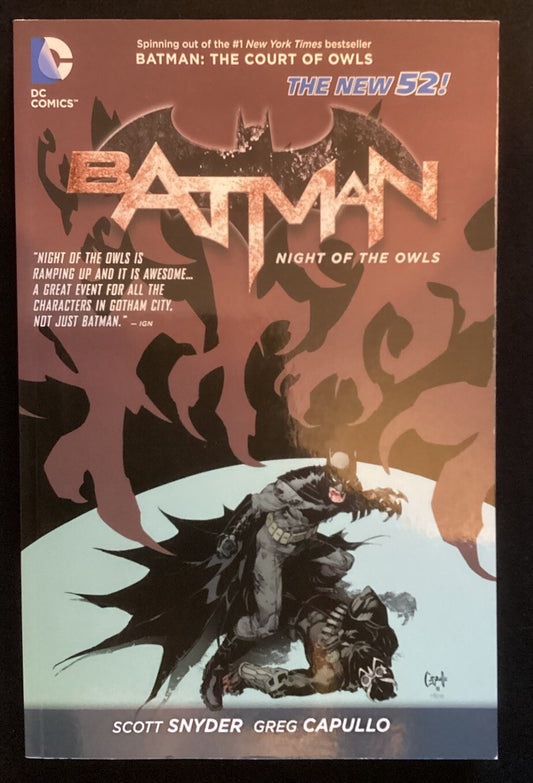 Batman: Night of the Owls (The New 52) Scott Snyder Paperback