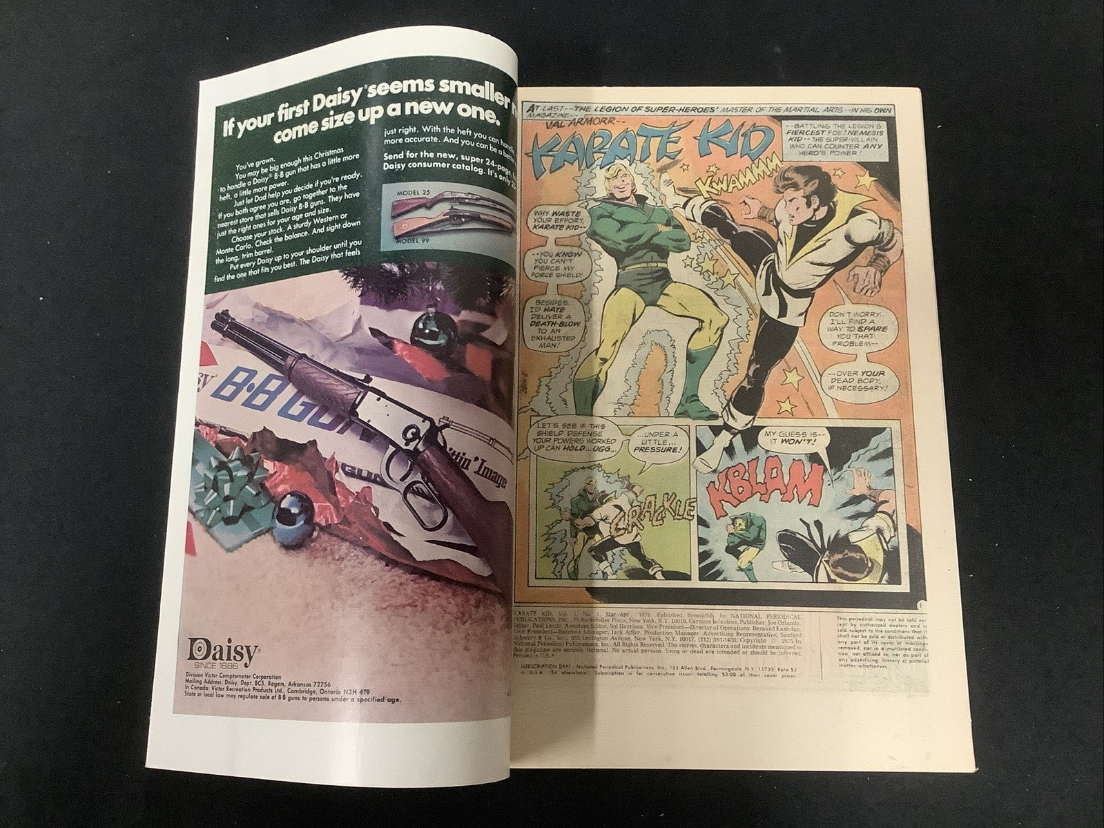 Karate Kid #1 (DC Comics March-April 1976) VF+ (8.5) Joe Staton/Paul Levitz
