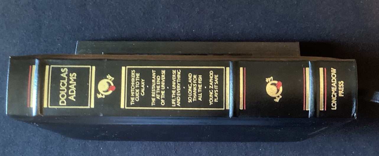 More Than Complete Hitchhiker's Guide by Douglas Adams Bonded Leather Cover -JD