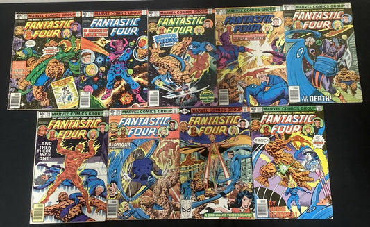 Fantastic Four #209-217 Comic Lot, 1st App HERBIE & TERRAX, John Byrne Interiors
