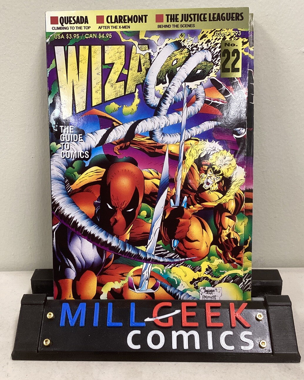 Wizard Magazine 22 W/poster 