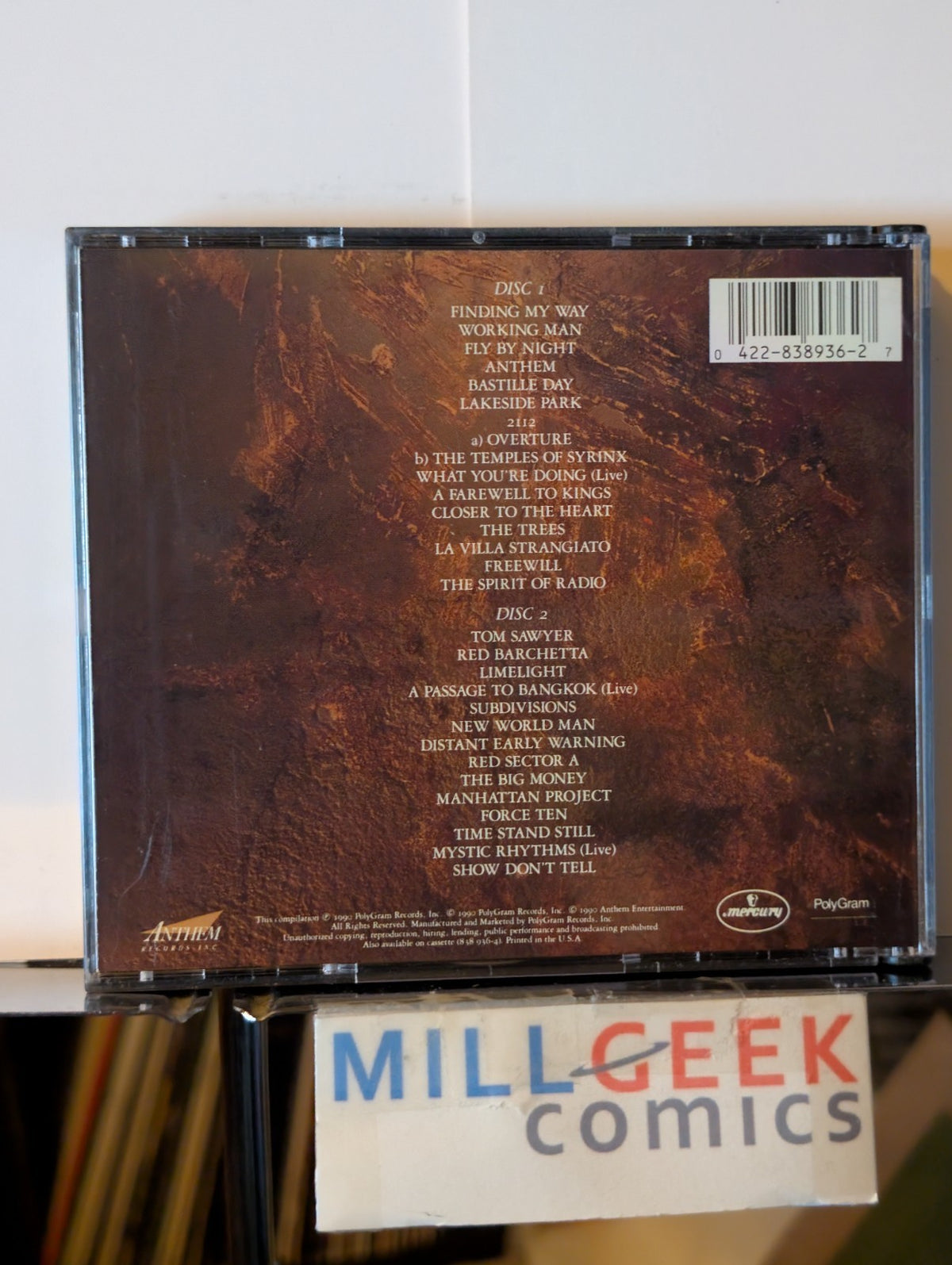Rush - Chronicles (CD 1990) Like New -JD