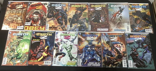 Earth 2 #15-27 Comic Lot, DC Comics, 1st App Val-Zod (Superman), Tom Taylor