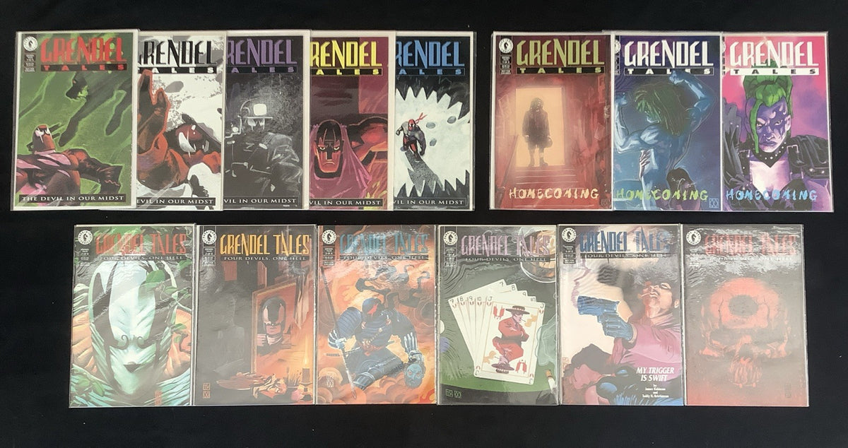 Grendel Tales Comic Bundle, See Photos For Details, 28 Comics, 7 Complete Series