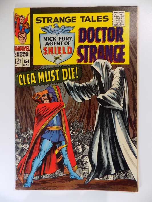 Strange Tales #154 Marvel Comic March 1967 Very Fine-