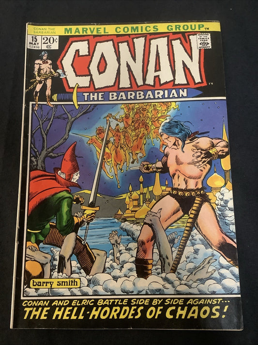 Conan the Barbarian #15 (Marvel Comics May 1972) VF- (7.5) Barry Windsor-Smith