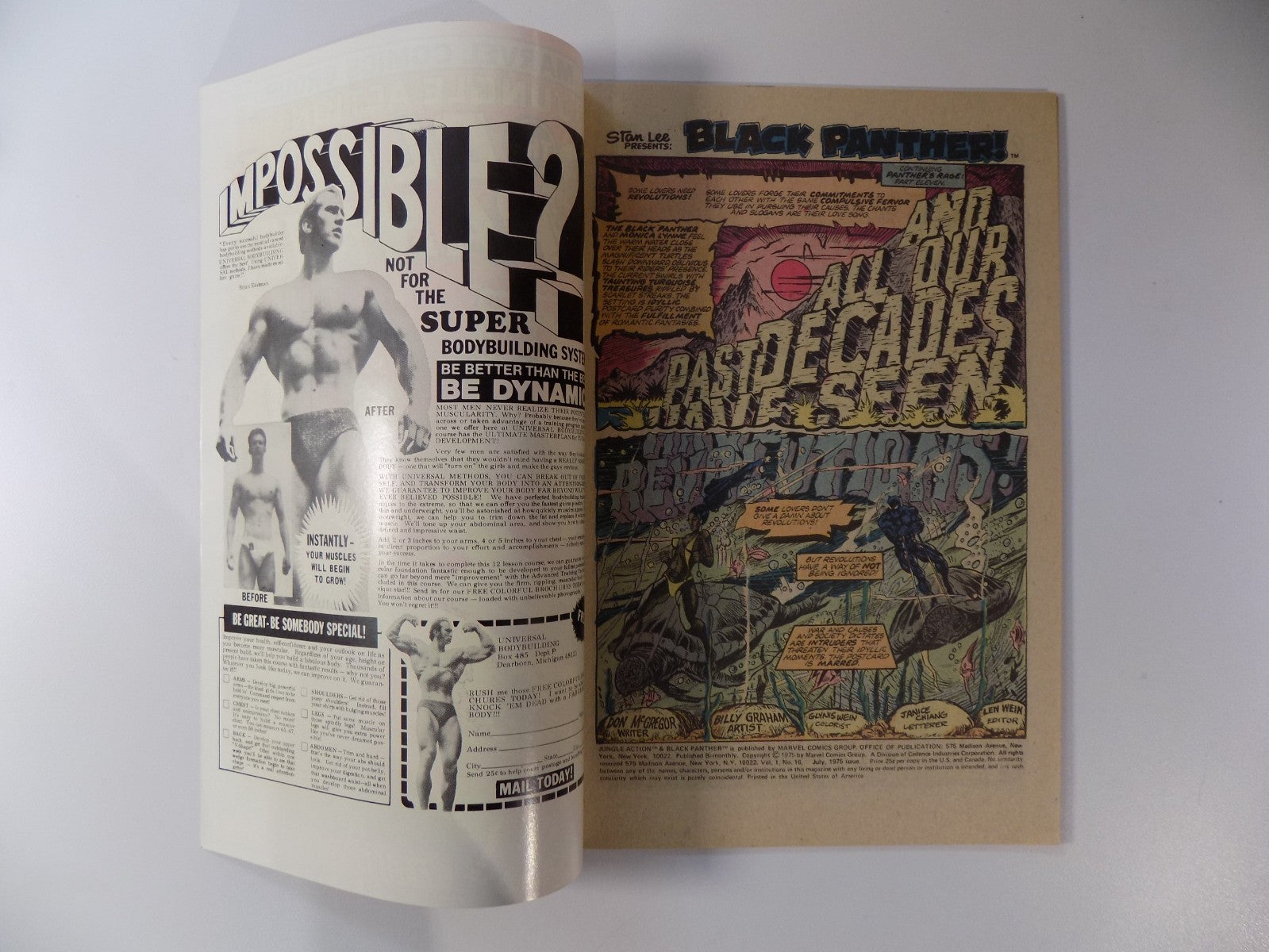 Jungle Action #16 Marvel Comic July 1975 Very Fine+
