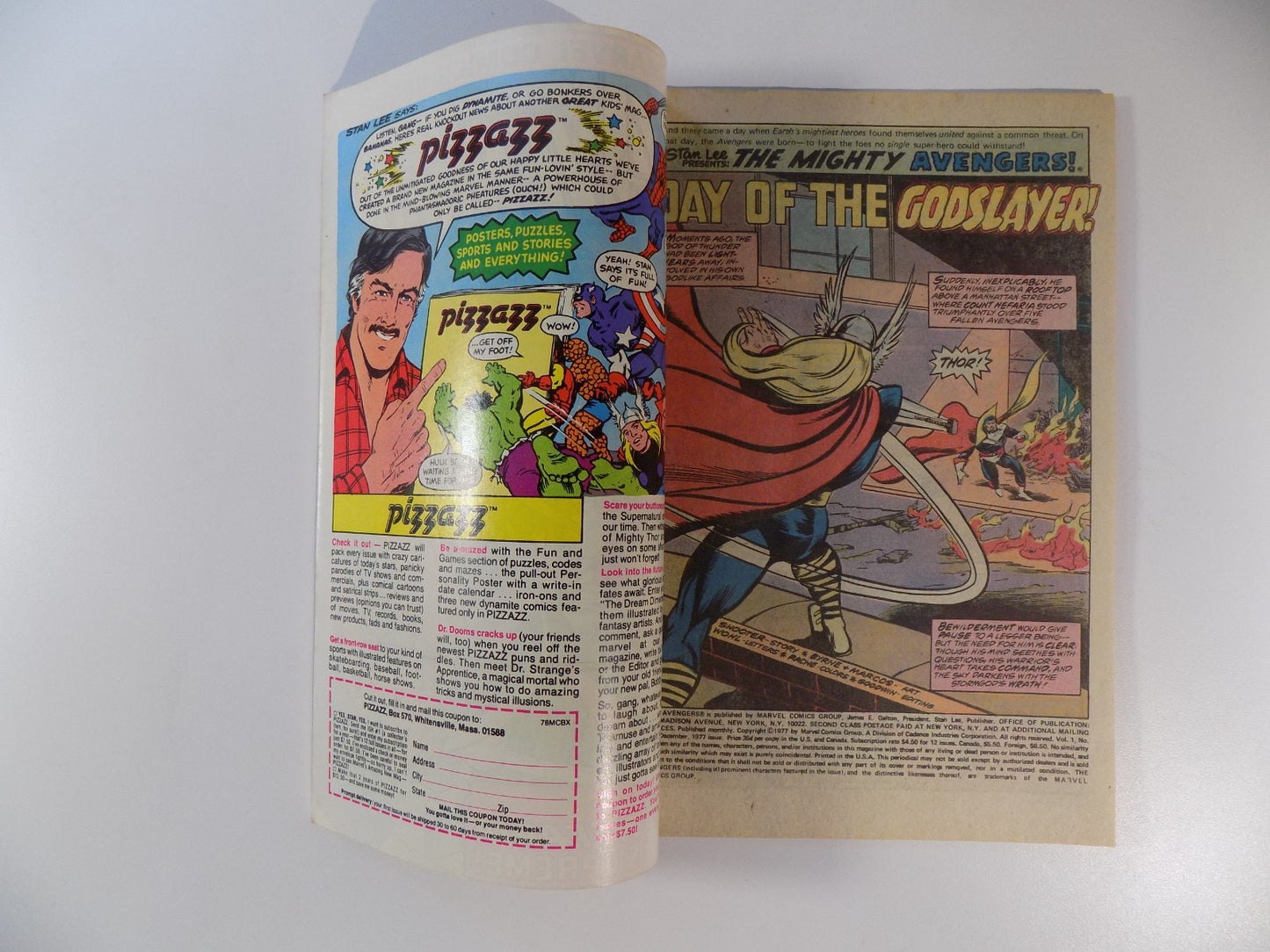 Avengers #166 Marvel Comic December 1977 Very Fine