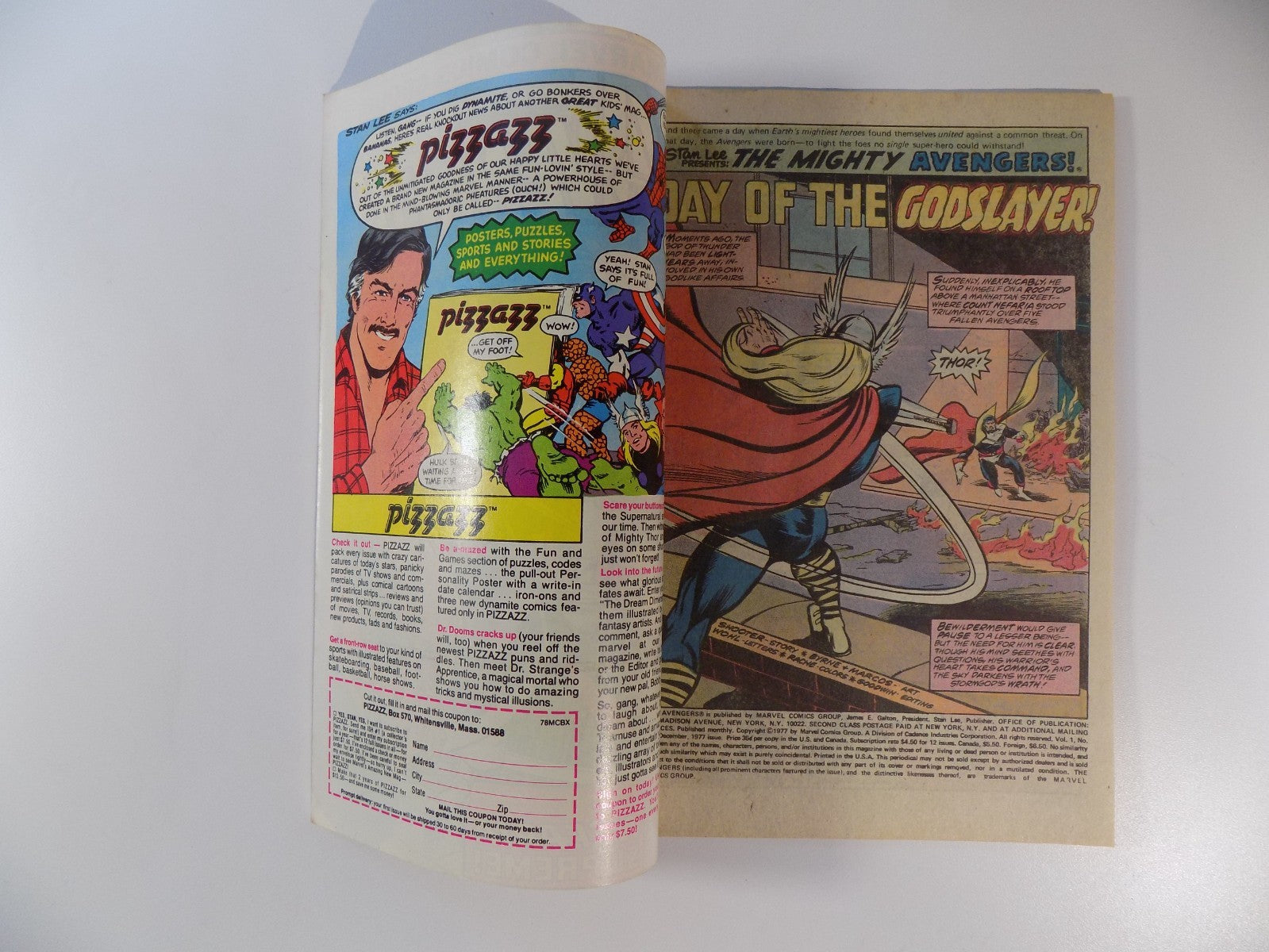 Avengers #166 Marvel Comic December 1977 Very Fine