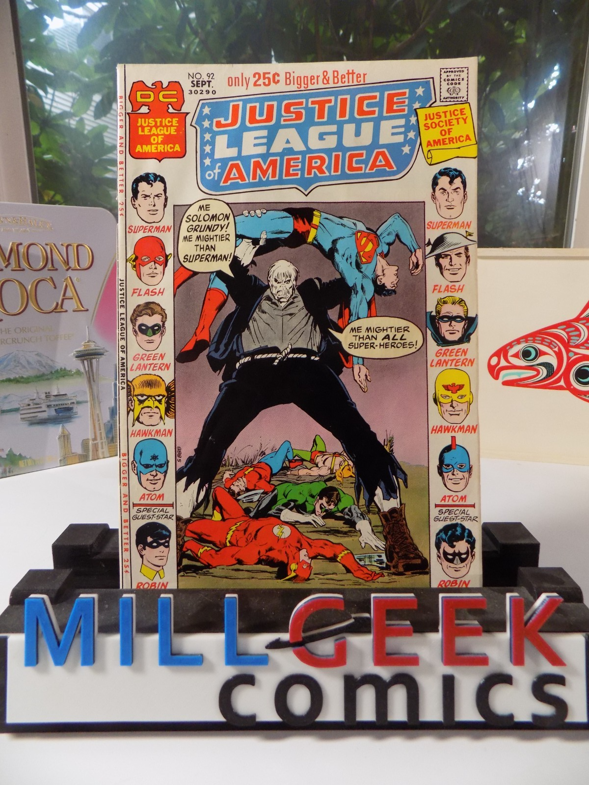 Justice League of America #92 DC Comic September 1971 Very Fine-