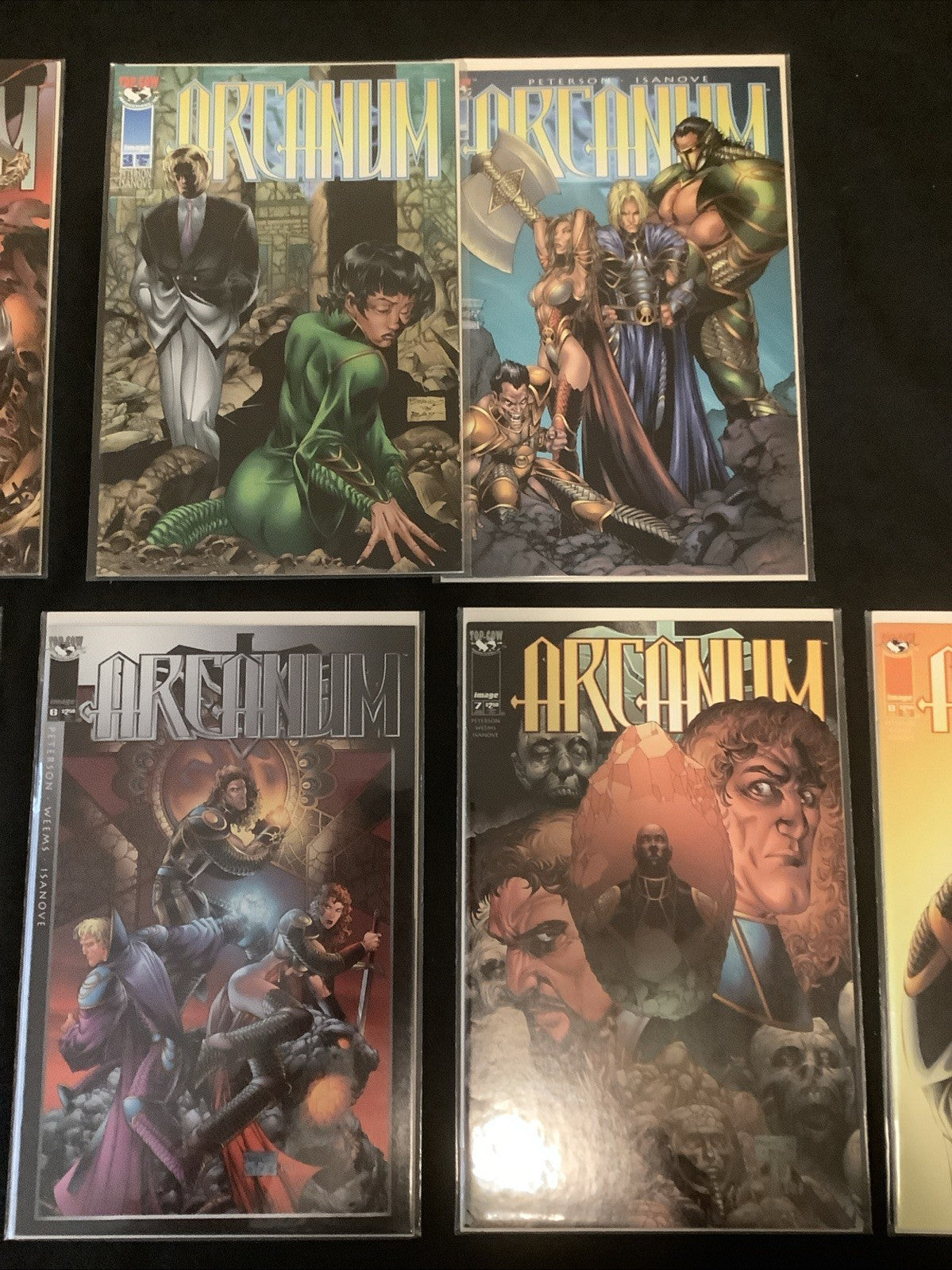 Arcanum #1-8 + Bonus Variant Cover Complete Comic Series, Image/Top Cow, 1997