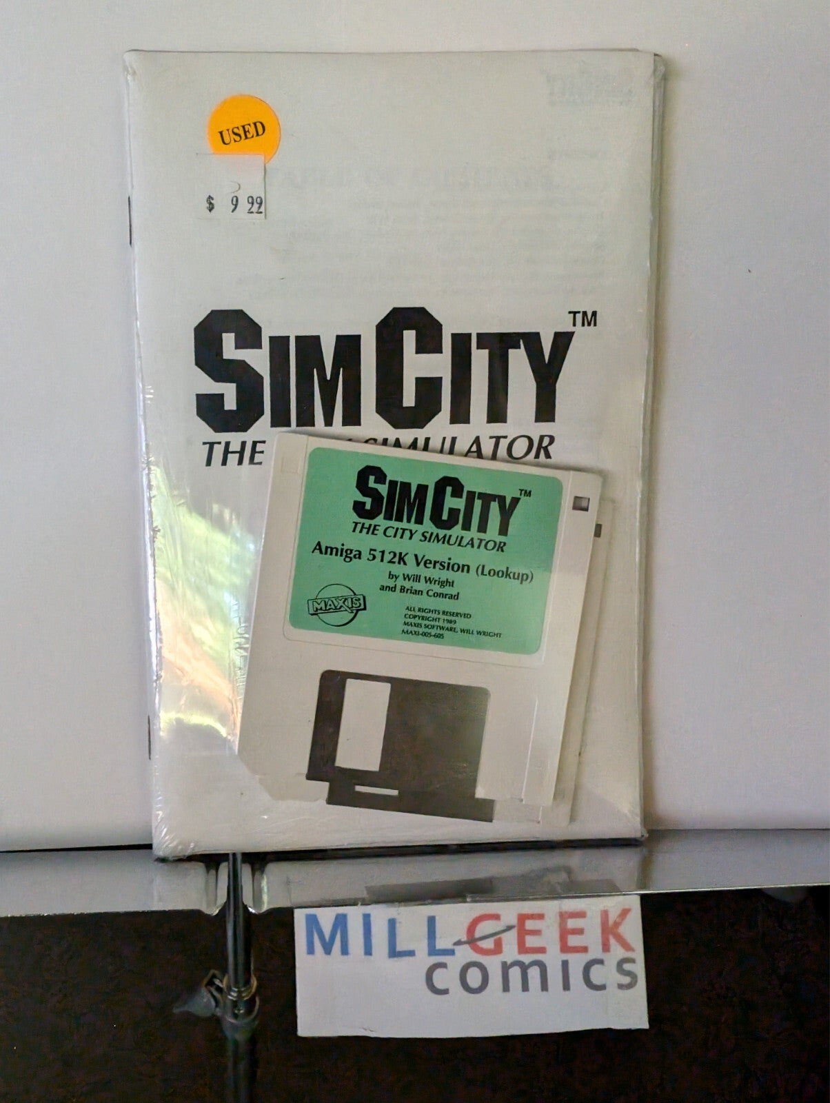 Sim City, Amiga Disks and Manual Sealed, No Box JD