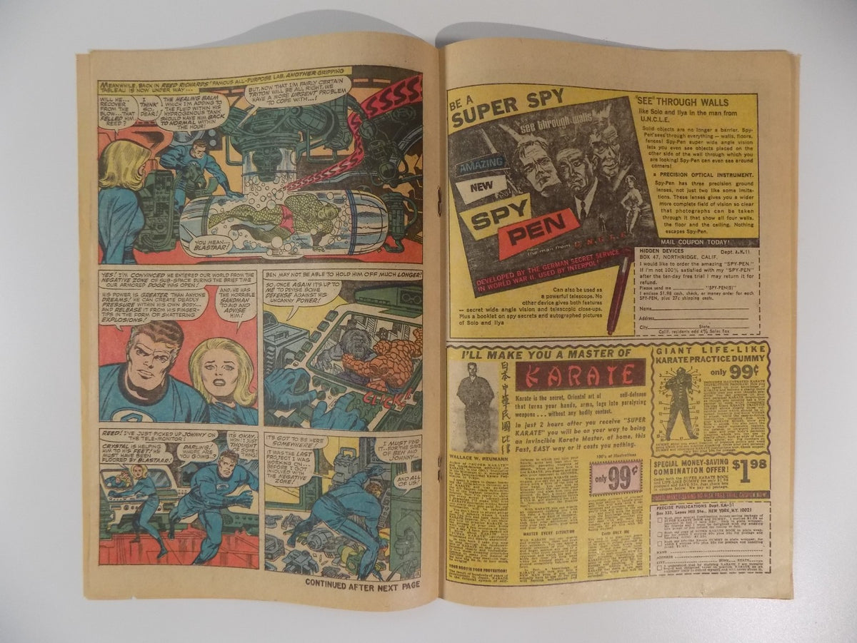 Fantastic Four #63 Marvel Comic June 1967 Fine