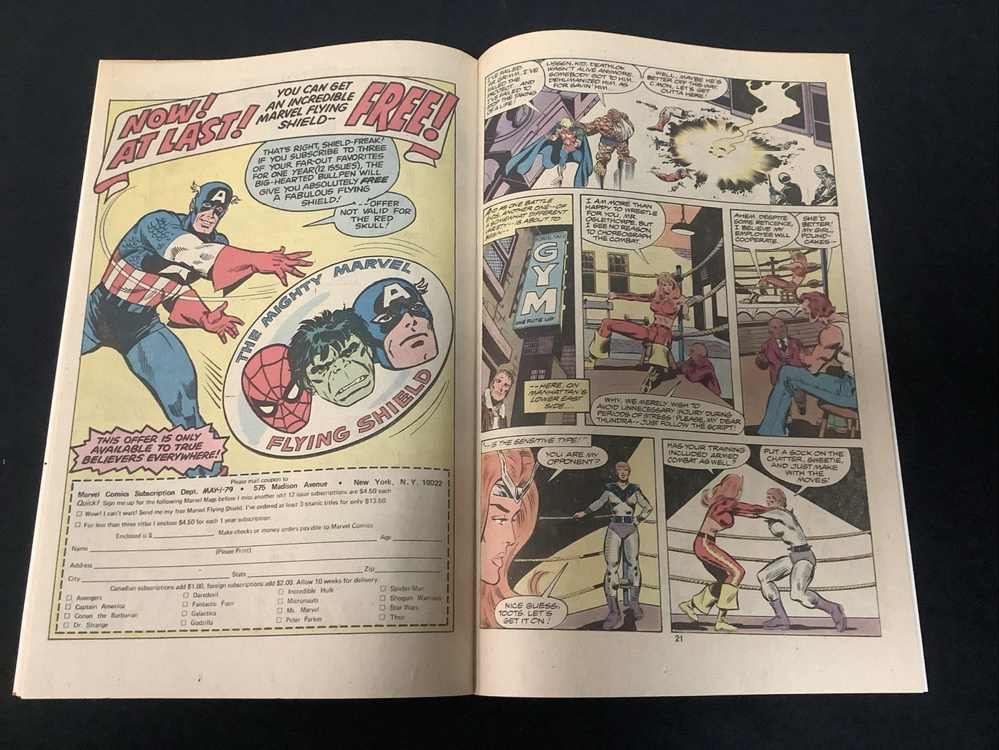 Marvel Two-in-One #54 (Marvel Comics August 1979) VF (8.0) The Thing & Deathlok