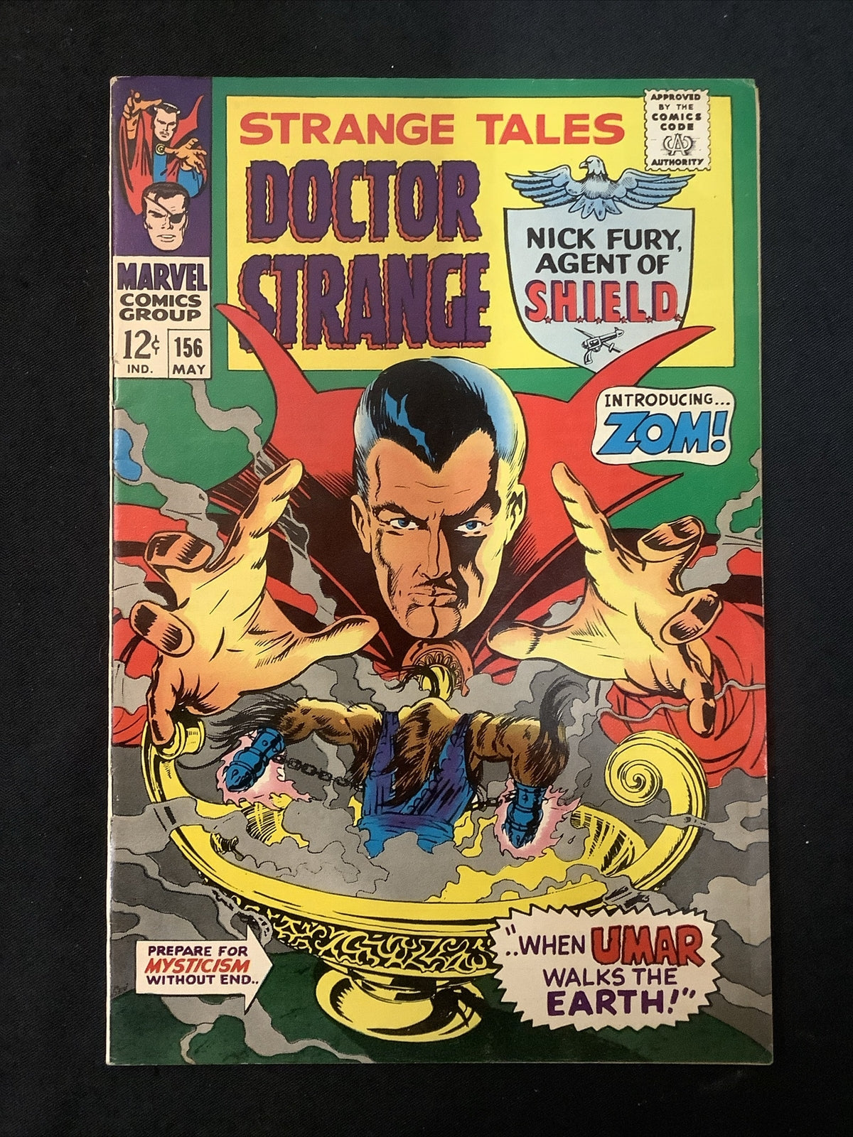 Strange Tales #156 (1967) VF- (7.5) Cream To Off White, Stan Lee/Jim Steranko