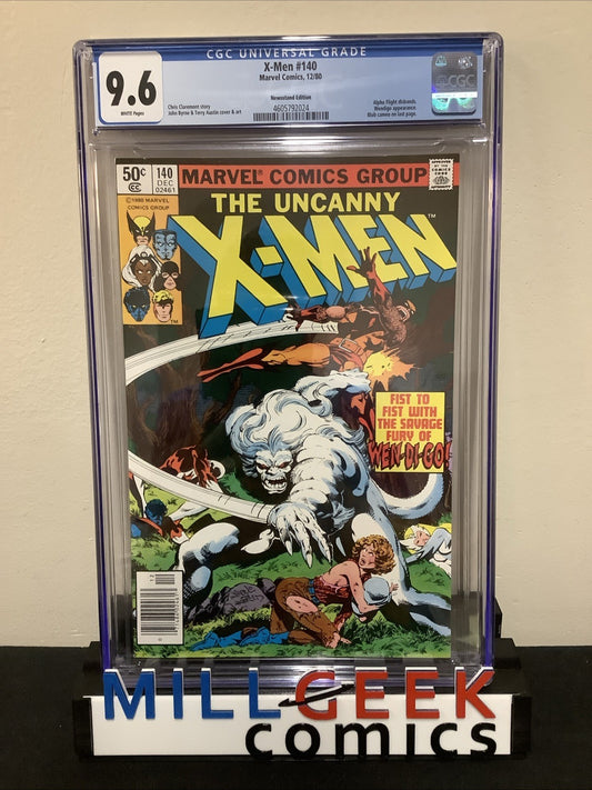 X-Men #140 (Marvel Comics December 1980) CGC Graded 9.6 (NM+) White Pages