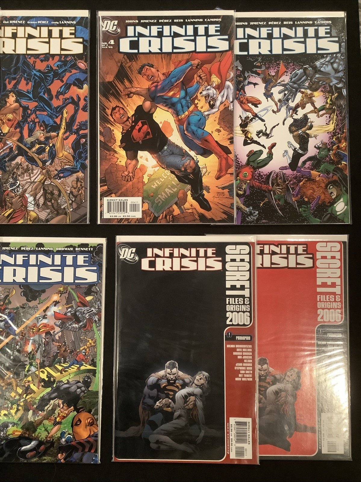 Infinite Crisis #1-7 Complete Comic Set, 1st App Jaimie Reyes, A + B Covers