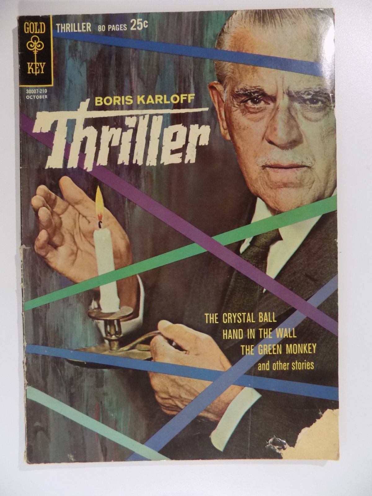 Thriller Boris Karloff #1 Gold Key Comic 1962 Very Good-