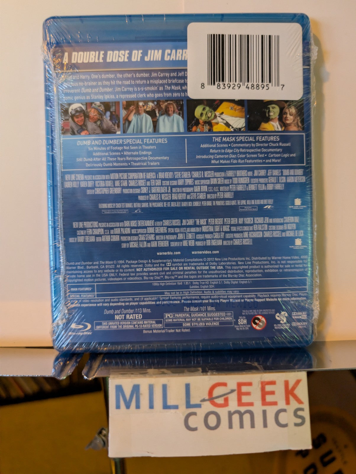 Dumb and Dumber / The Mask, Double Feature (Blu-ray) -JD