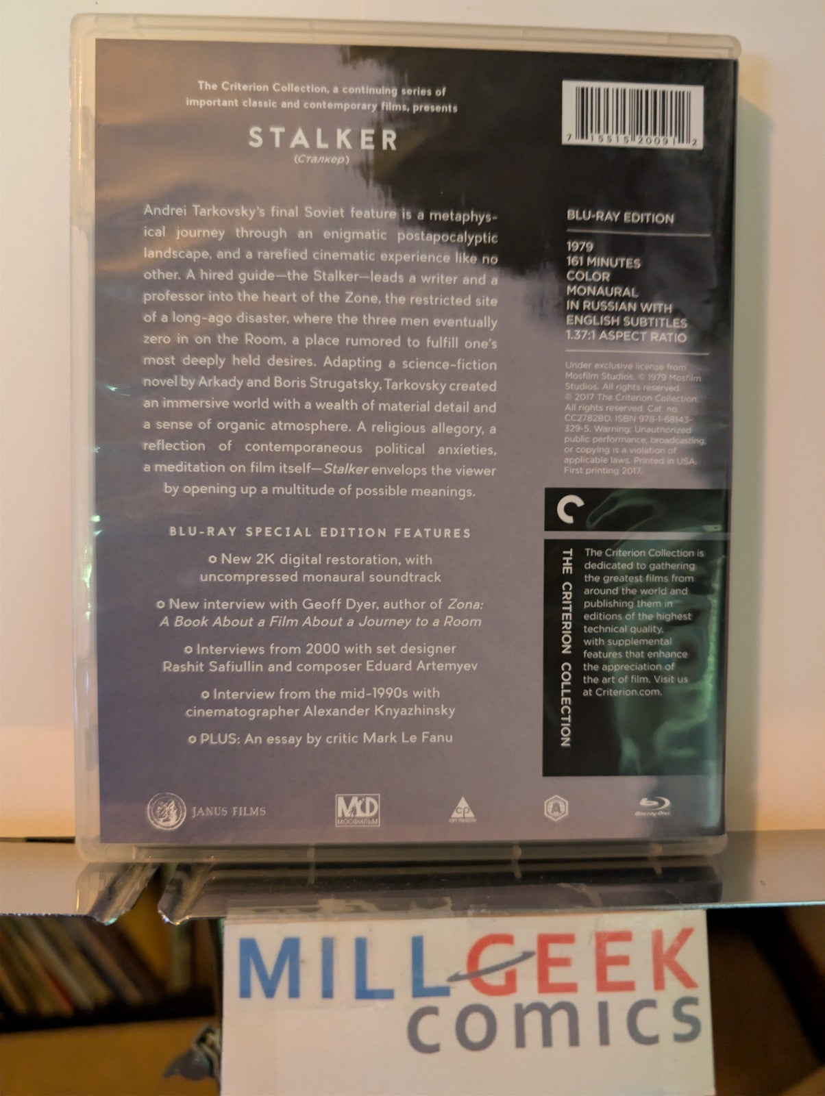 Stalker - Andrei Tarkovsky, Criterion Collection (Blu-Ray) -JD